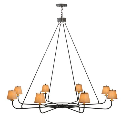 62"W Brach Ring 8 LT Chandelier