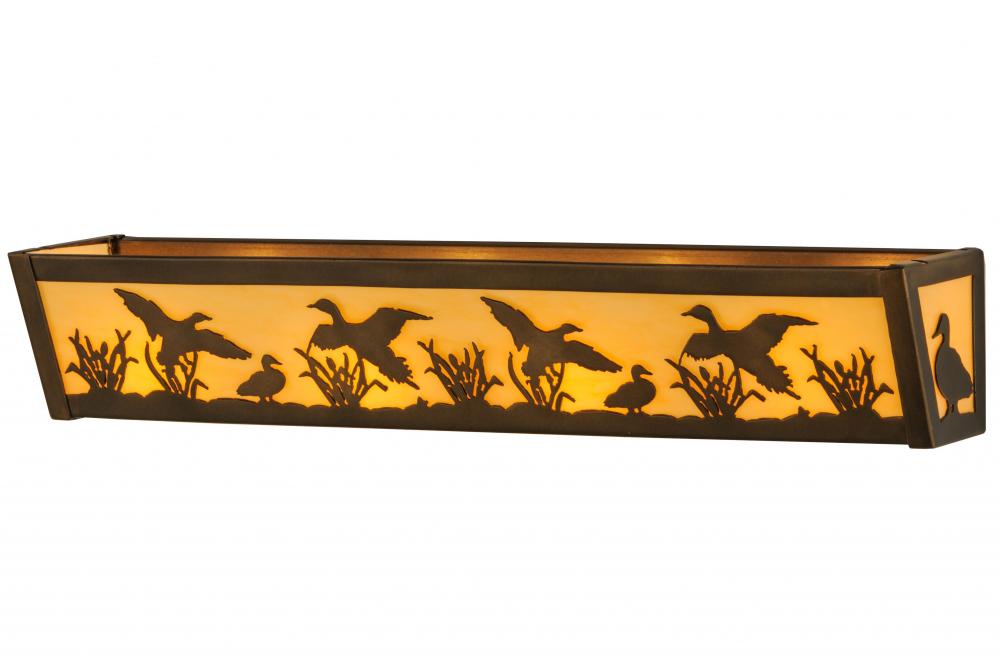 24"W Ducks in Flight Vanity Light