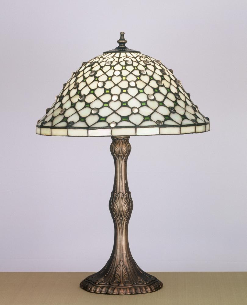 20"H Diamond & Jewel Table Lamp