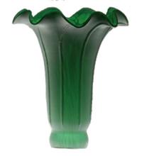 Meyda Green 10182 - 4" Wide X 6" High Green Pond Lily Shade