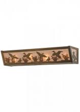 Meyda Green 113060 - 24"W Ducks in Flight Vanity Light