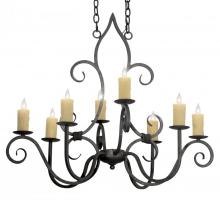 Meyda Green 117288 - 36"L Clifton 8 LT Oblong Chandelier