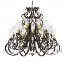 Meyda Green 119766 - 54" Wide Serratina Chandelier