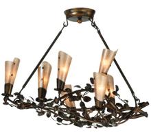 Meyda Green 131817 - 34" Long Vinca Vine 7 Light Chandelier