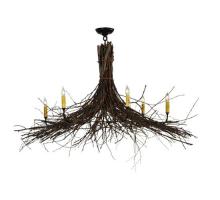 Meyda Green 132514 - 48" Wide Twigs 6 LT Chandelier