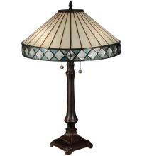 Meyda Green 134537 - 25"H Diamondring Table Lamp