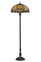 Meyda Green 138587 - 63"H Dragonfly Trellis Floor Lamp