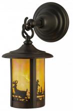 Meyda Green 145690 - 6"W Fulton Deer Creek Hanging Wall Sconce