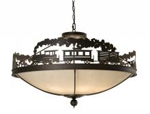 Meyda Green 146478 - 48" Wide Train Inverted Pendant