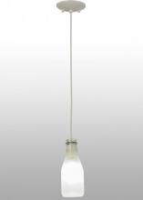 Meyda Green 151223 - 5"W Milk Bottle LED Mini Pendant