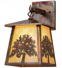 Meyda Green 153776 - 7.5"W Oak Tree Hanging Wall Sconce