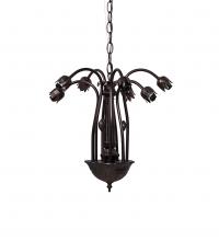 Meyda Green 15513 - 16" Wide Lily 7 Light Chandelier Hardware