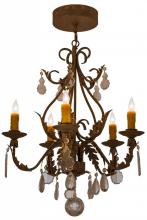 Meyda Green 159601 - 24"W French Elegance 5 LT Chandelier