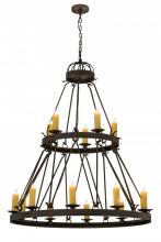 Meyda Green 172303 - 48"W Lakeshore 15 LT Two Tier Chandelier