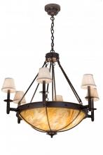 Meyda Green 173511 - 36"W Freya 6 LT Chandelier