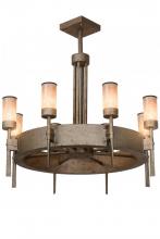 Meyda Green 174903 - 36"W Mansfield 8 LT Chandelier