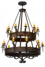 Meyda Green 178715 - 56"W Costello 20 LT Two Tier Chandelier