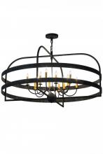 Meyda Green 181457 - 48" Wide Aldari 12 Light Chandelier