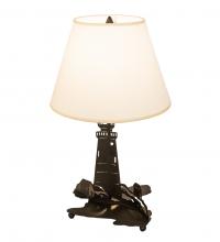 Meyda Green 198178 - 22" High Lighthouse Double Lit Table Lamp