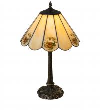 Meyda Green 218828 - 21" High Roses Table Lamp