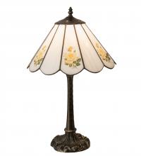 Meyda Green 218829 - 21" High Roses Table Lamp