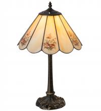 Meyda Green 218834 - 21" High Pansies Table Lamp