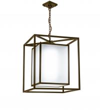 Meyda Green 244719 - 24" Square Kitzi Box Pendant