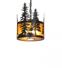 Meyda Green 251324 - 10" Wide Tall Pines Pendant