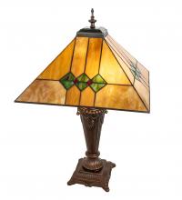 Meyda Green 253025 - 26" High Martini Mission Table Lamp