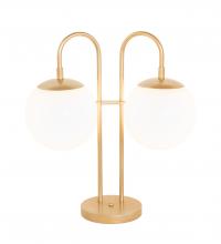 Meyda Green 254472 - 21" High Bola Deux 2 Light Table Lamp