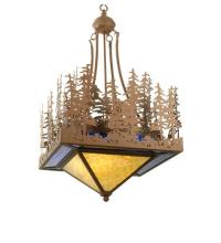 Meyda Green 32211 - 20"Sq Pine Lake Inverted Pendant