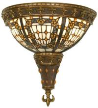 Meyda Green 50243 - 12"W Fleur-de-lis Wall Sconce