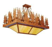 Meyda Green 50960 - 40"L Pine Lake Oblong Inverted Pendant