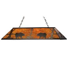 Meyda Green 65415 - 72"L Bear at Lake Oblong Pendant