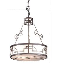 Meyda Green 70647 - 25" Wide Revival Deco Cilindro Inverted Pendant