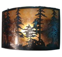 Meyda Green 73870 - 18"W Tall Pines Wall Sconce