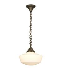 Meyda Green 78010 - 12" Wide Revival Schoolhouse Pendant