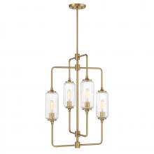 Savoy House 1-3023-4-322 - Holton 4-Light Chandelier in Warm Brass