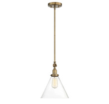 Savoy House 7-9132-1-322 - Drake 1-Light Pendant in Warm Brass