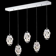 James R Moder 96945S22LED - LED Contemporary 5 Light Crystal Chand