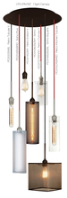 Stone Lighting CPLVRN7BZ - Canopy Line Voltage 7 Light Round 20" Bronze