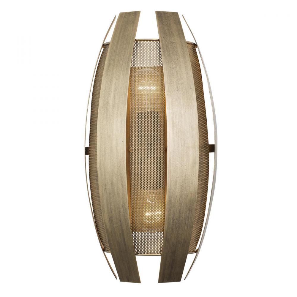 Sawyers Bar 2-Lt Sconce - Havana Gold