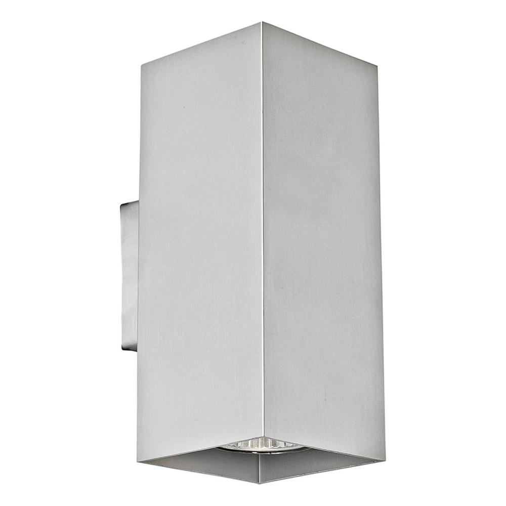 2x50W Wall Light With Aluminum Finish