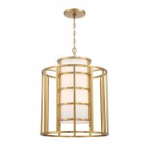 Crystorama 9597-LG - Brian Patrick Flynn Hulton 6 Light Luxe Gold Lantern Chandelier