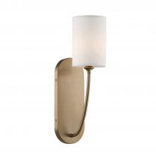 Crystorama PRE-461-VG - Preston 1 Light Vibrant Gold Sconce