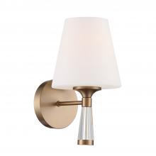 Crystorama RAM-A3401-VG - Ramsey 1 Light Vibrant Gold Sconce