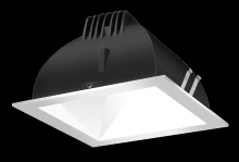 RAB Lighting NDLED6SD-WYNHC-W-S - RECESSED DOWNLIGHTS 20 LUMENS NDLED6SD 6 INCH SQUARE UNIVERSAL DIMMING WALL WASHER BEAM SPREAD 350