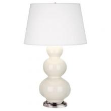 Robert Abbey 364X - Bone Triple Gourd Table Lamp