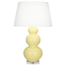 Robert Abbey A357X - Butter Triple Gourd Table Lamp