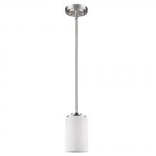 Acclaim Lighting IN21242SN - Addison Indoor 1-Light Mini Pendant W/Glass Shade In Satin Nickel